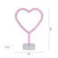LED-Neon-Bild 'Herz' mehrfarbig 20 x 30 x 8,5 cm