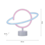 LED-Neon-Bild 'Saturn' mehrfarbig 30 x 24 x 8,5 cm
