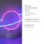 LED-Neon-Bild 'Saturn' mehrfarbig 30 x 24 x 8,5 cm