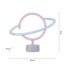 LED-Neon-Bild 'Saturn' mehrfarbig 30 x 24 x 8,5 cm