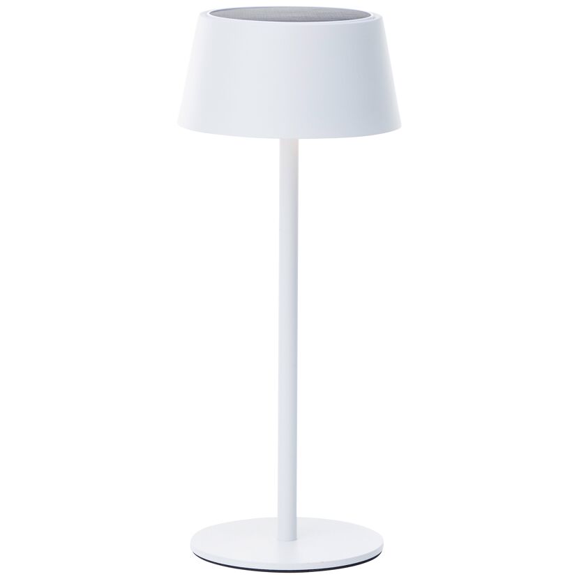 Weiße LED-Solar-Stehleuchte
