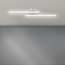 LED-Deckenleuchte 'Kira' 2-flammig aluminiumfarben 56 x 12 cm