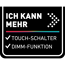 Akku-LED-Tischleuchte 'Lio' schwarz mit USB-Ladekabel Ø 11 x 30 cm