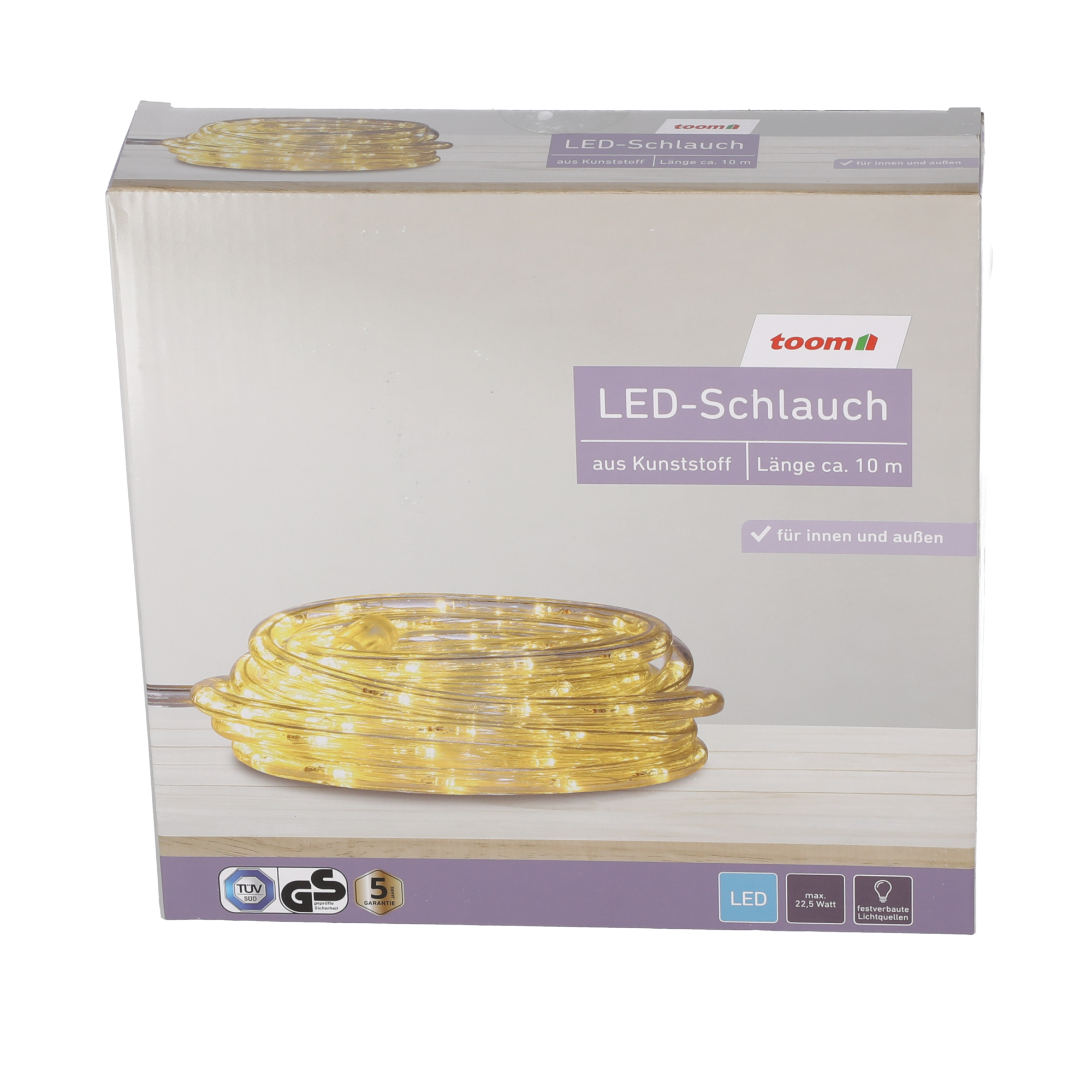 LED-Lichtschlauch warmweiß 10 m + product picture