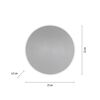 LED-Wandleuchte 'Akku Puntua' dimmbar 125 lm warmweiß Ø 25 x 6,5 cm