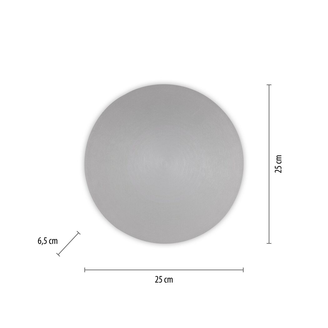 LED-Wandleuchte 'Akku Puntua' dimmbar 125 lm warmweiß Ø 25 x 6,5 cm