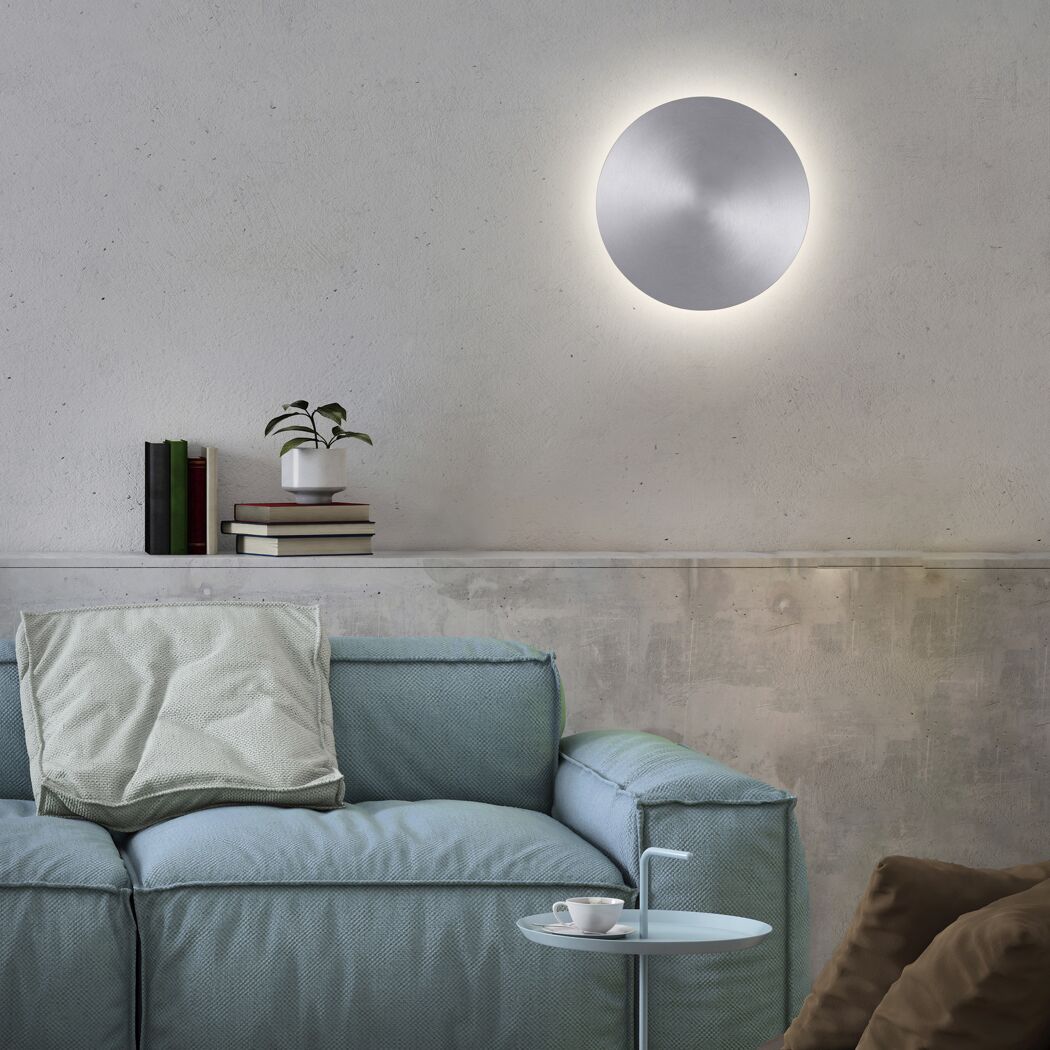 LED-Wandleuchte 'Akku Puntua' dimmbar 125 lm warmweiß Ø 25 x 6,5 cm