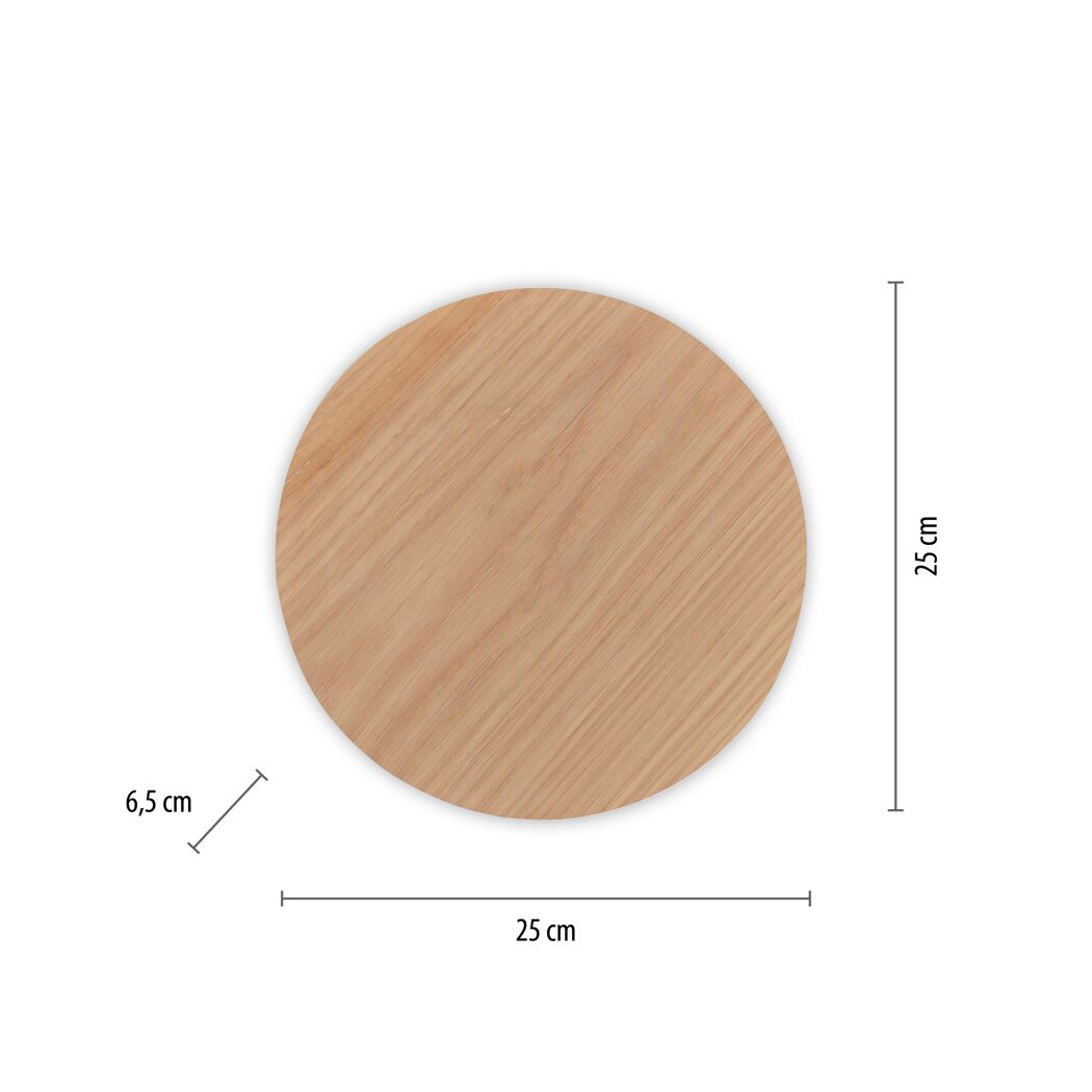 LED-Wandleuchte 'Akku Puntua' dimmbar 125 lm warmweiß Ø 25 x 6,5 cm