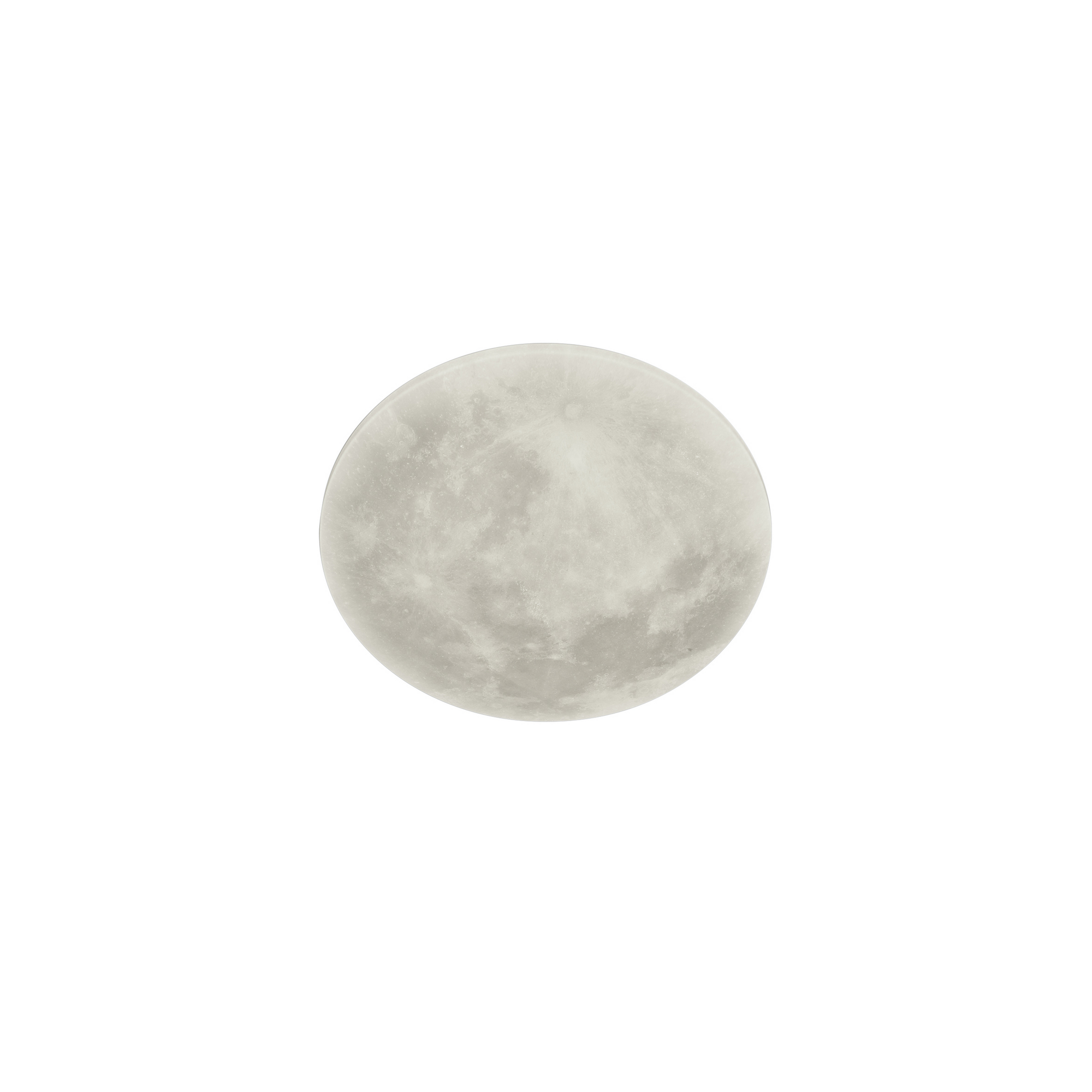 Vollmond vor weißem Hintergrund