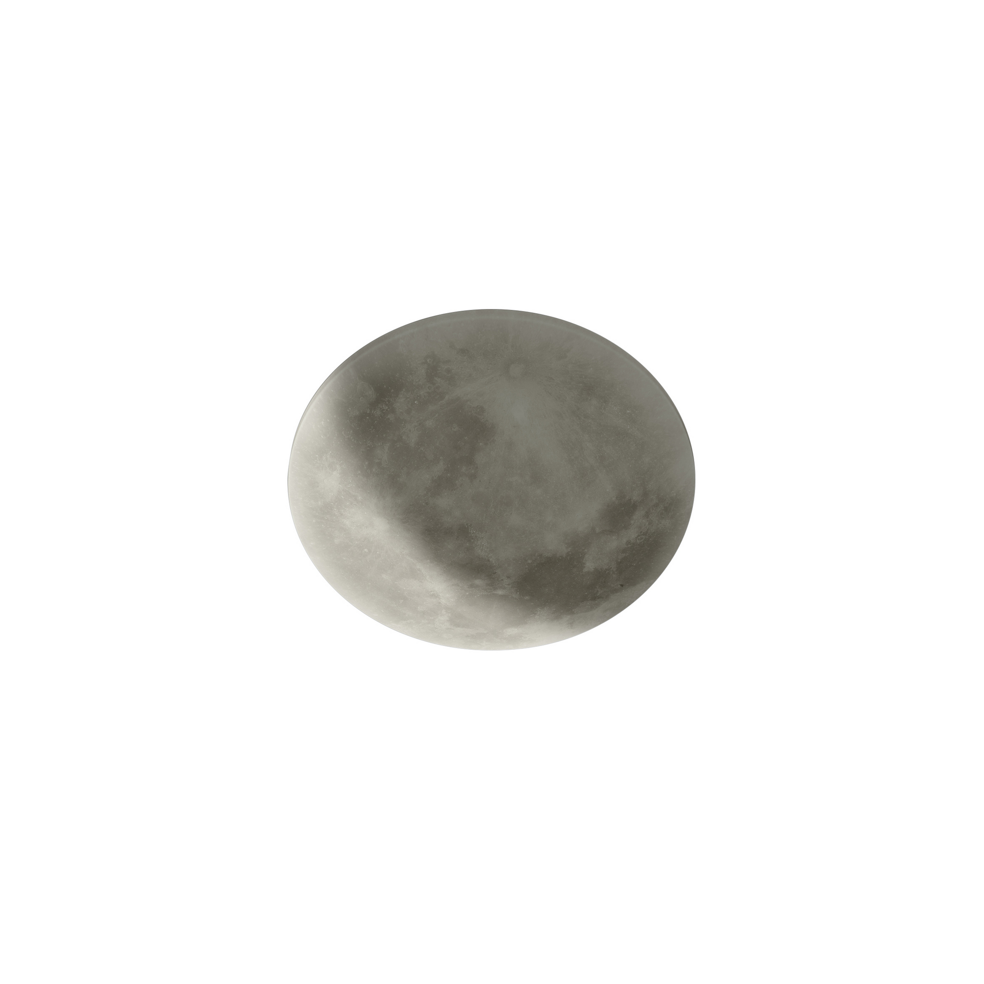Hellgrauer Mond