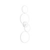 Moderne LED-Wandleuchte mit Ringen
