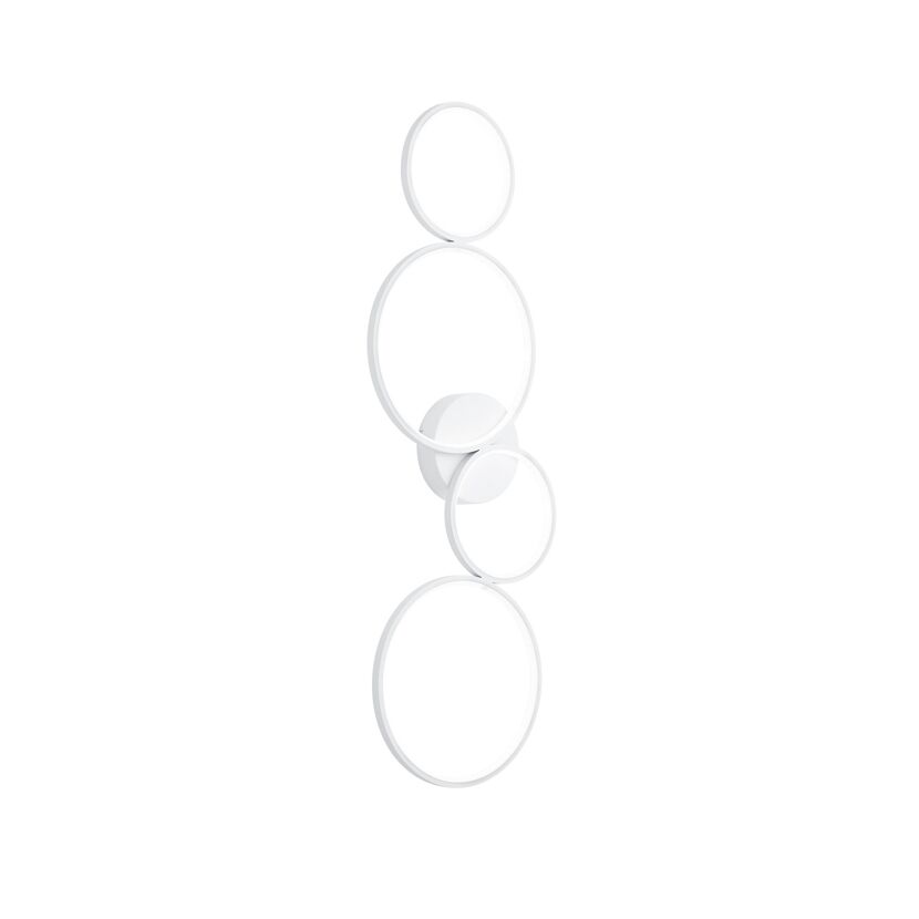 Moderne LED-Wandleuchte mit Ringen