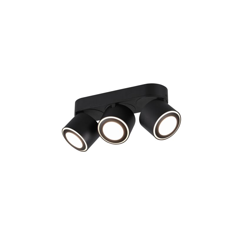 LED-Deckenleuchte 'Taurus' mattschwarz 27,3 x 10,6 x 8,7 cm