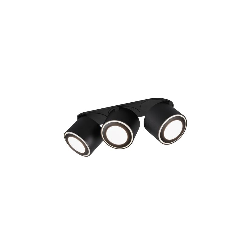 LED-Deckenleuchte 'Taurus' mattschwarz 27,3 x 10,6 x 8,7 cm