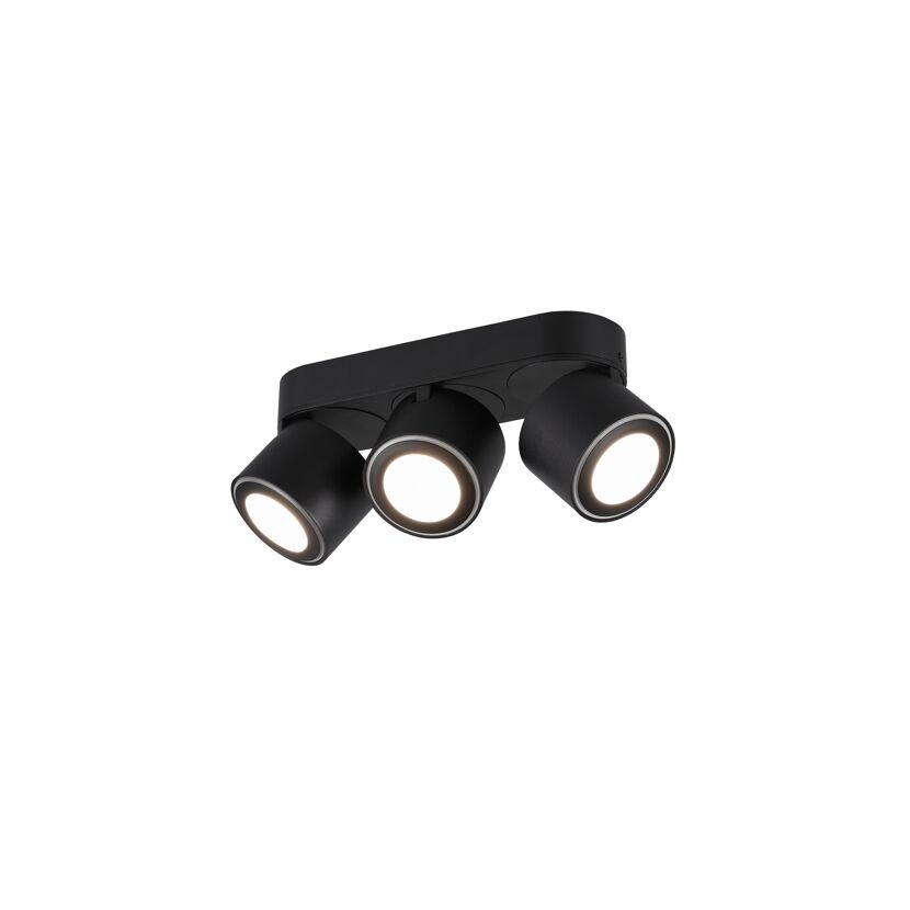 LED-Deckenleuchte 'Taurus' mattschwarz 27,3 x 10,6 x 8,7 cm
