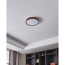 LED-Deckenleuchte 'Musurita' braun Ø 34 x 6 cm