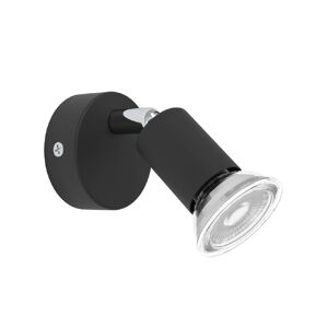 Spotleuchte 'Mini' schwarz/silberfarben Ø 6 cm