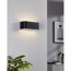 LED-Wandleuchte 'Sania 4' schwarz/weiß 20 x 8 cm