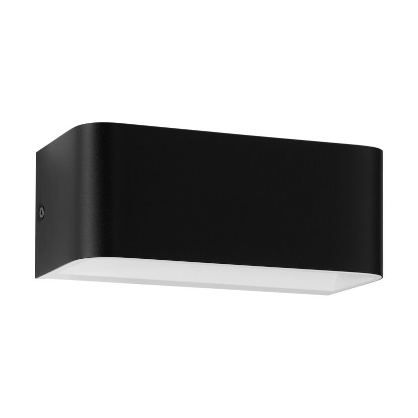 Schwarze Wandleuchte