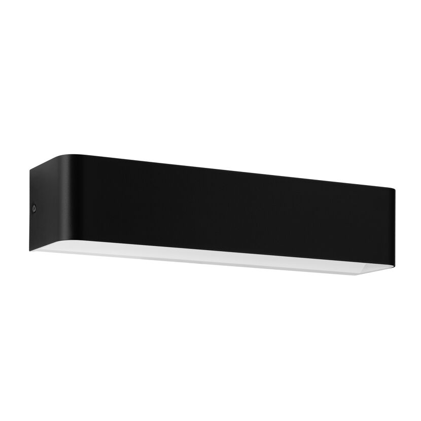 Schwarze Wandleuchte