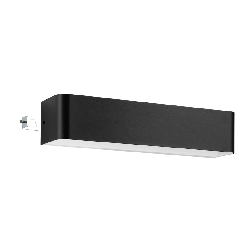 Schwarze Wandleuchte
