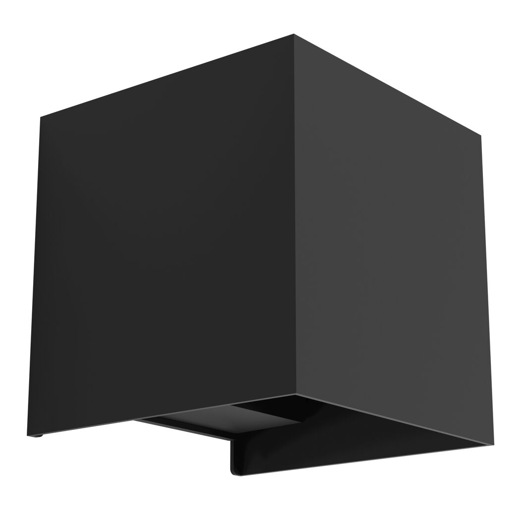 Schwarze Wandleuchte