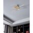 Goldene LED-Deckenleuchte in Schleifenform