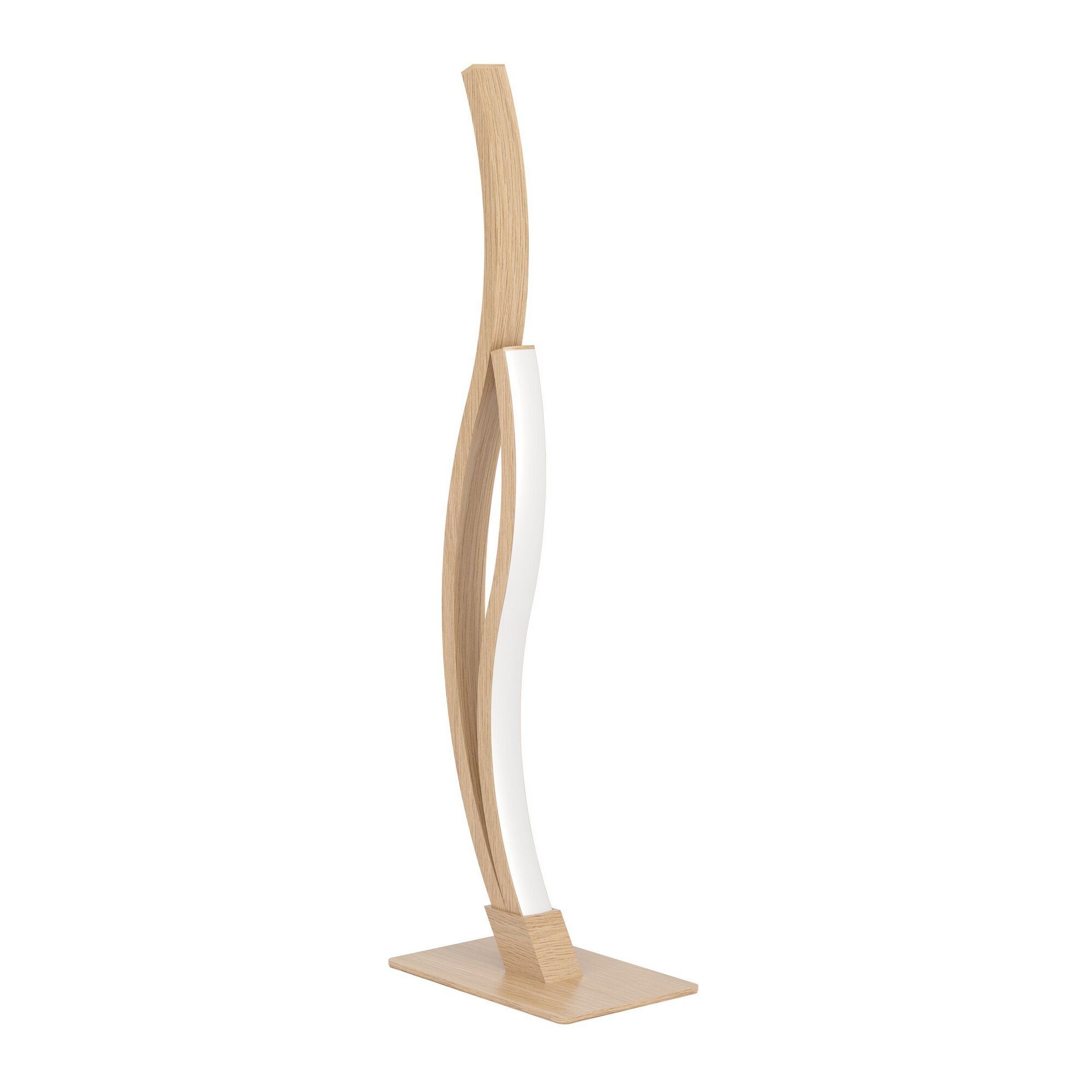 Schicke Holz-Stehlampe