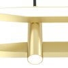Goldene Pendelleuchte COLMEAL