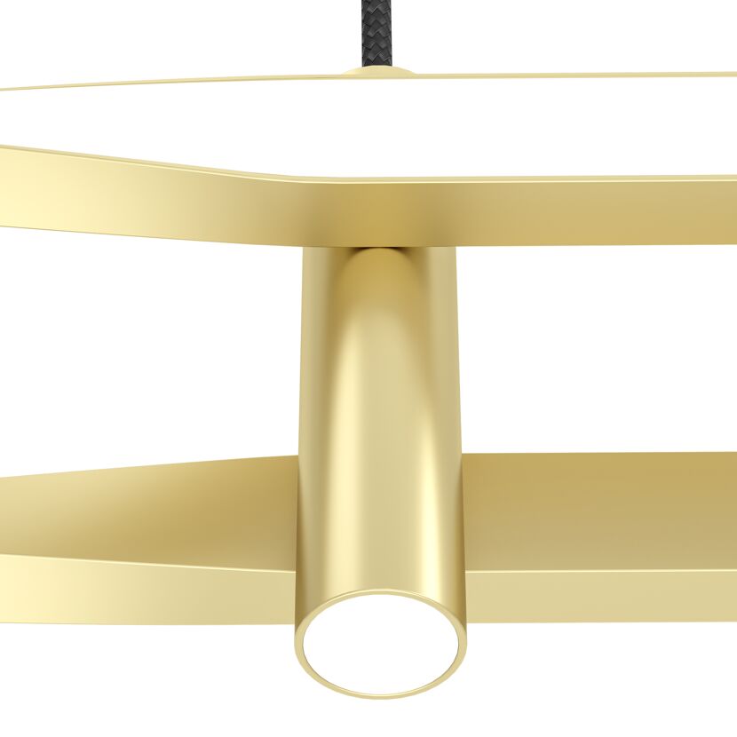 Goldene Pendelleuchte COLMEAL