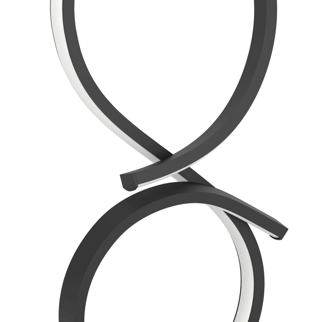 Moderne schwarze Tischleuchte