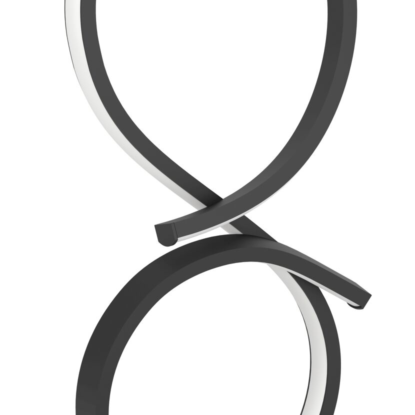 Moderne schwarze Tischleuchte