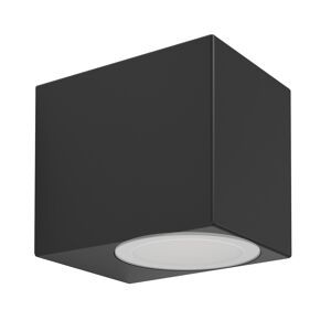 Außen-Wandleuchte 'Jabaga' schwarz 8 x 7 cm