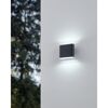 Schwarze Außenwandleuchte