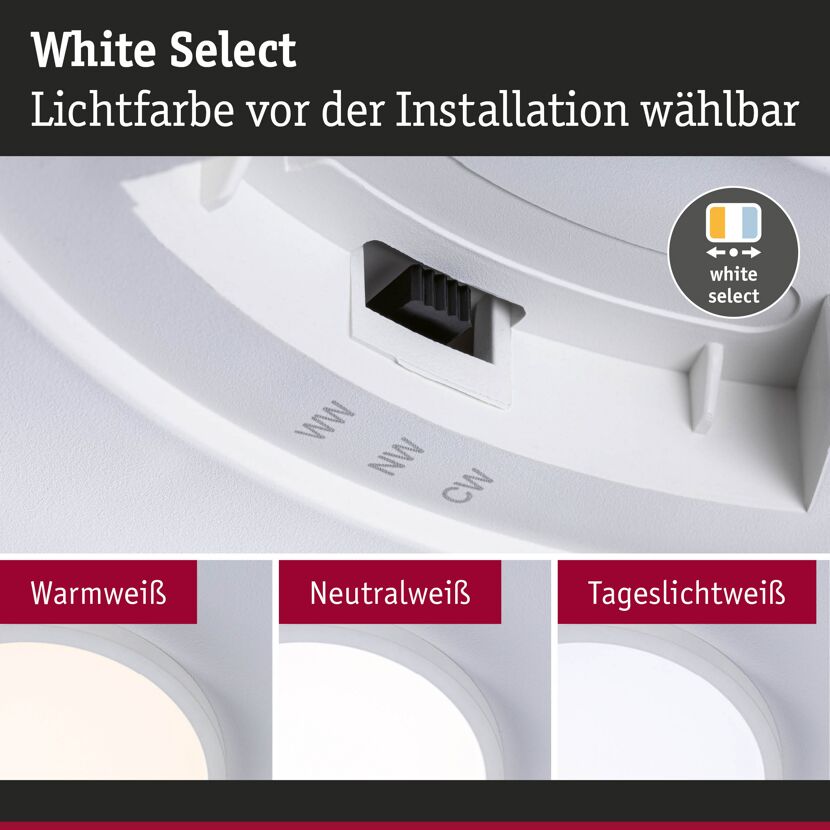 LED-Panel 'Alya' 29 W 3450 lm warmweiß bis tageslichtweiß Ø 30 x 2,8 cm