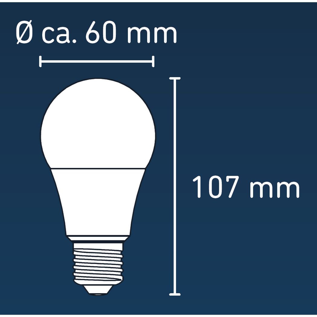 LED-Leuchtmittel dimmbar Tropfen matt E27 4,9 W 470 lm RGB - tunable white