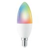 LED-Leuchtmittel dimmbar Kerze matt E14 4,9 W 470 lm RGB - tunable white