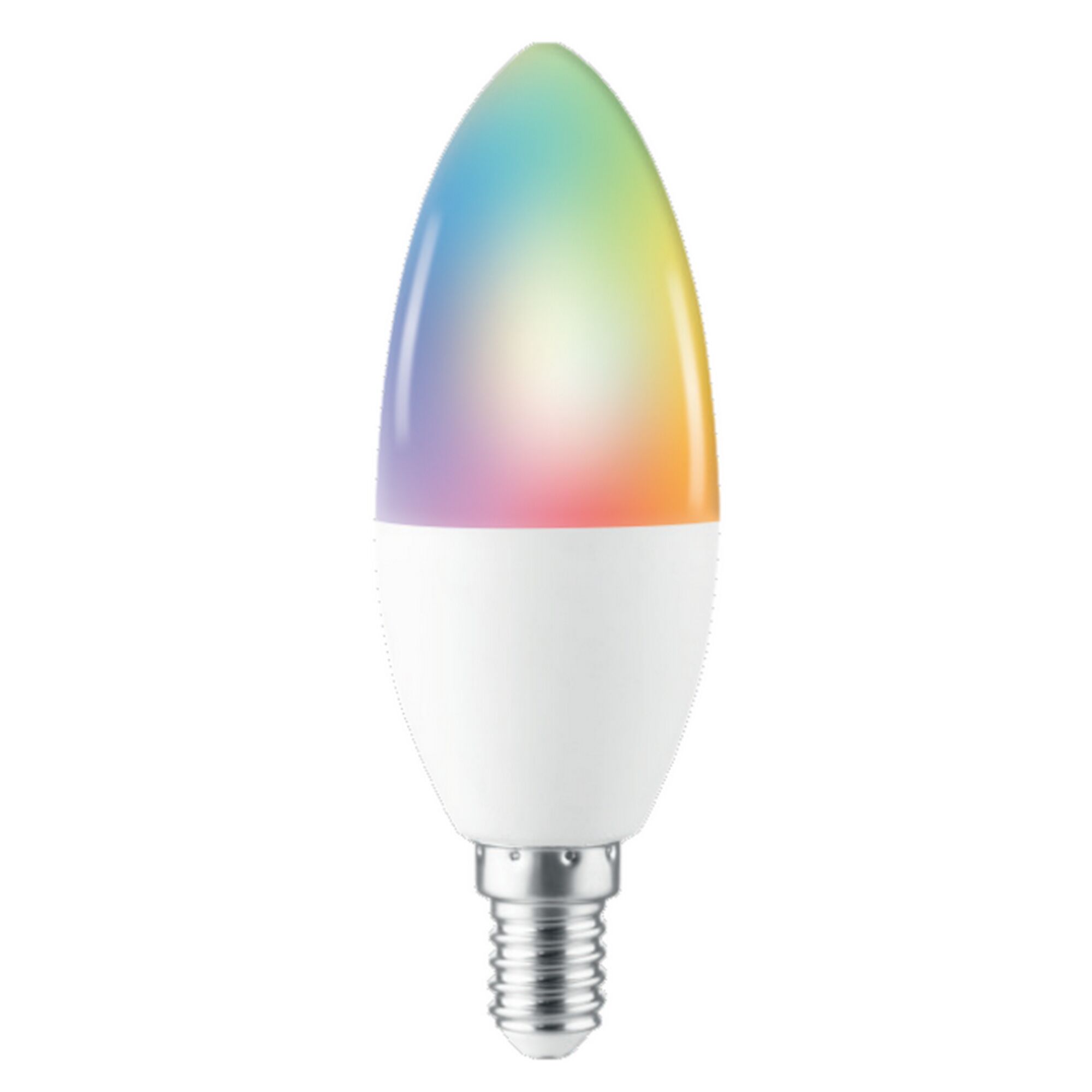 LED-Kerze mit Farbverlauf