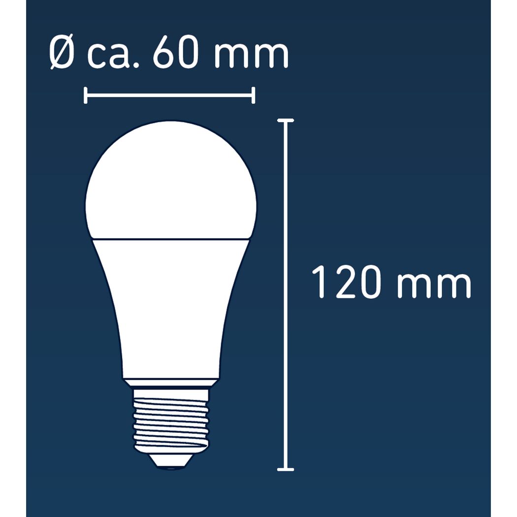 LED-Leuchtmittel dimmbar Tropfen matt E27 9 W 806 lm RGB - tunable white