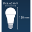 Smarte LED-Lampe E27 9 W 806 lm