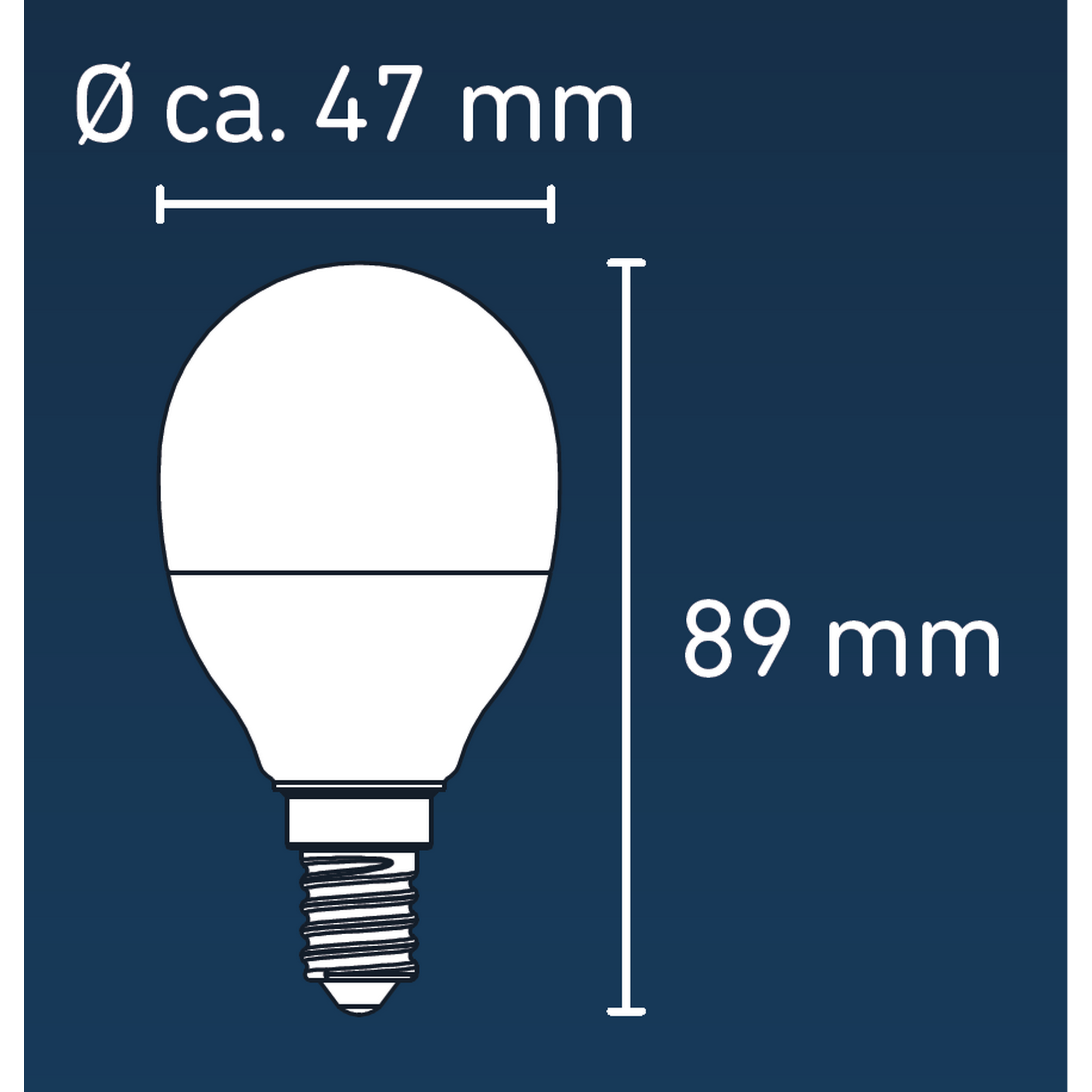 Smarte LED-Lampe E14 4,9 W 470 lm + product picture