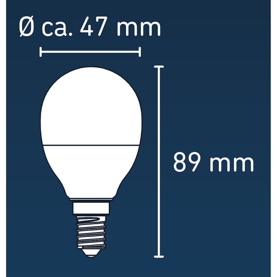 LED-Leuchtmittel dimmbar Tropfen matt E14 4,9 W 470 lm RGB - tunable white