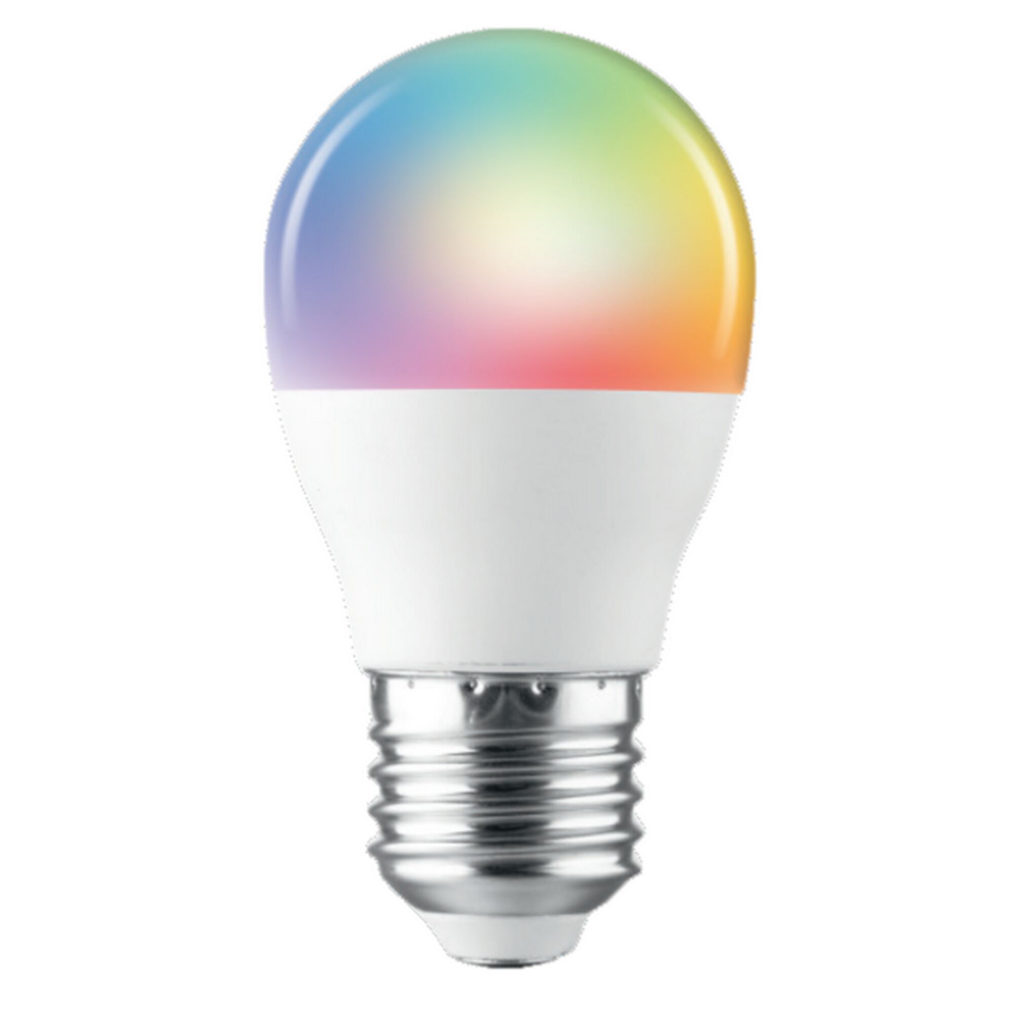 Glühbirne mit Farbverlauf