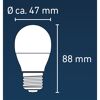 LED-Leuchtmittel dimmbar Tropfen matt E27 4,9 W 470 lm RGB - tunable white