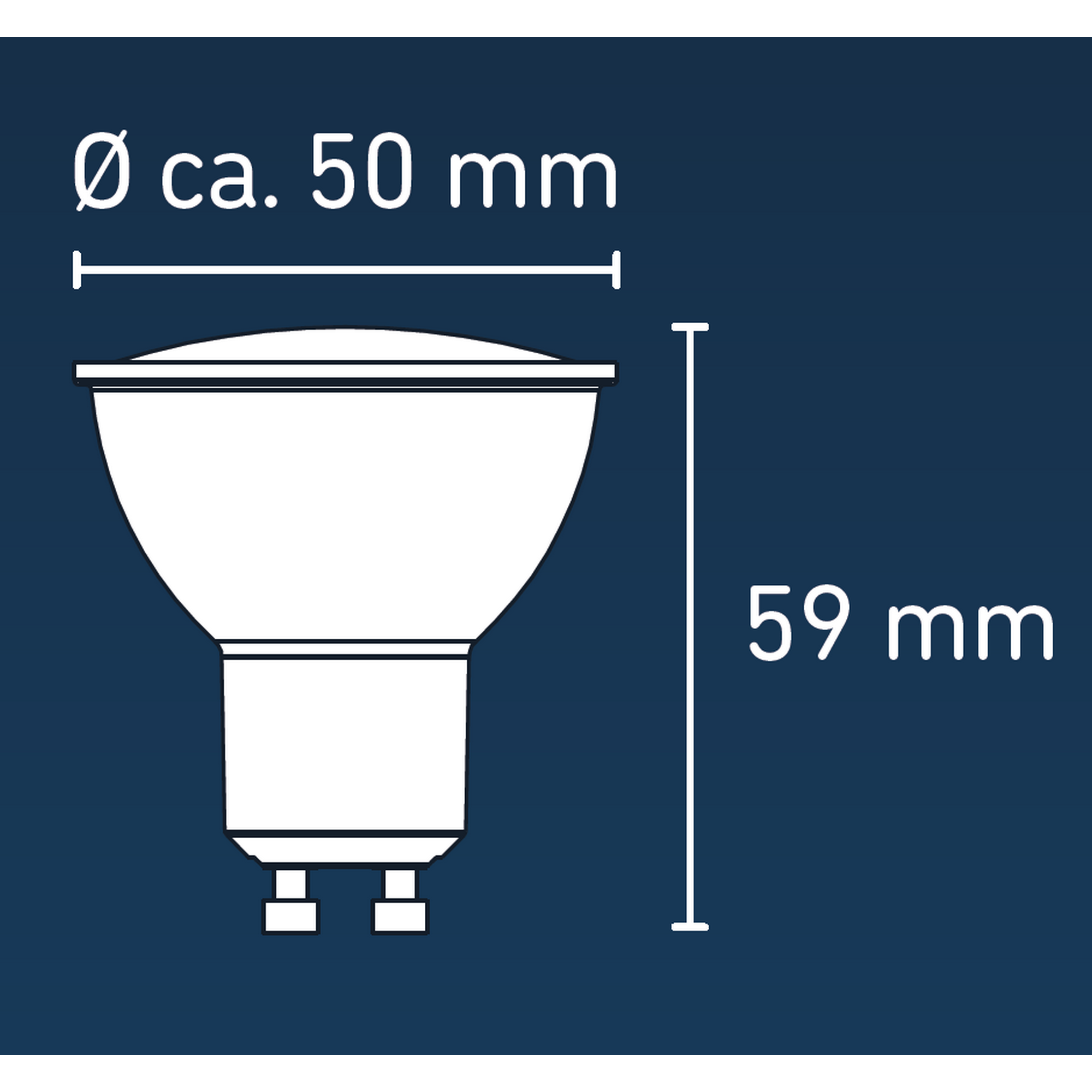 Smarter LED-Reflektor GU10 4,9 W 400 lm + product picture