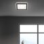 LED-Panelleuchte 'Slim' 19 x 19 cm 12W 1400 lm schwarz