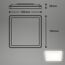 LED-Panelleuchte 'Slim' 19 x 19 cm 12W 1400 lm weiß