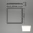 LED-Panelleuchte 'Slim' 42 x 42 cm 22W 3000 lm weiß