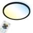 LED-Panelleuchte 'Slim' Ø 29 x 3 cm dimmbar 18W 2400 lm schwarz
