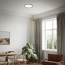 LED-Panelleuchte 'Slim' Ø 29 x 3 cm dimmbar 18W 2400 lm schwarz